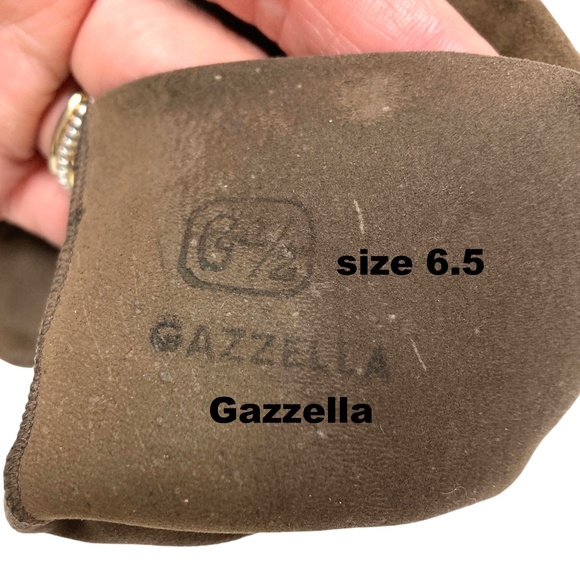 gloves 6.5 brown suede vintage UN-lined Gazella Italy very soft - Picture 4 of 6